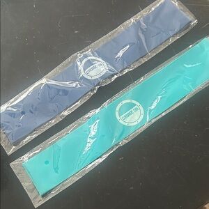 Blue and Teal Beach towel / pool chair Towel Bands